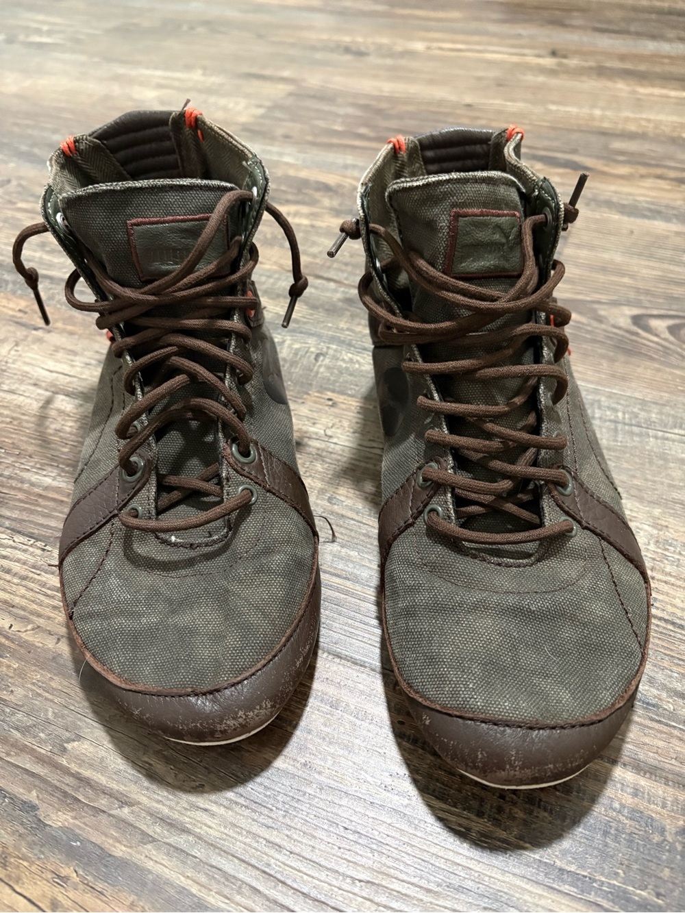 Puma Vintage High Top Sneakers $10.00 Women’s Size 7.5 Men’s Size 6 - Picture 2 of 7